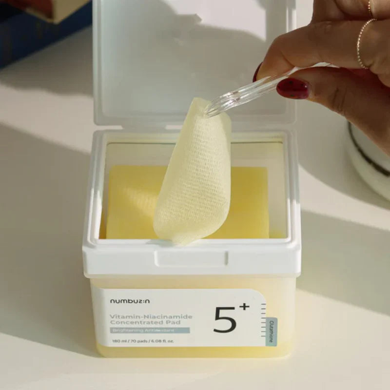 Numbuzin No.5 Vitamin-Niacinamide Concentrated Pad: Canada's Go-To Glow Pads for Climate-Resistant Skin
