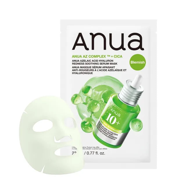 ANUA Azelaic Acid Hyaluron Redness Soothing Serum Mask