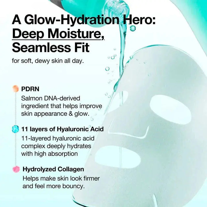 Anua PDRN Hyaluronic Acid Capsule 100 Serum Mask Sheet