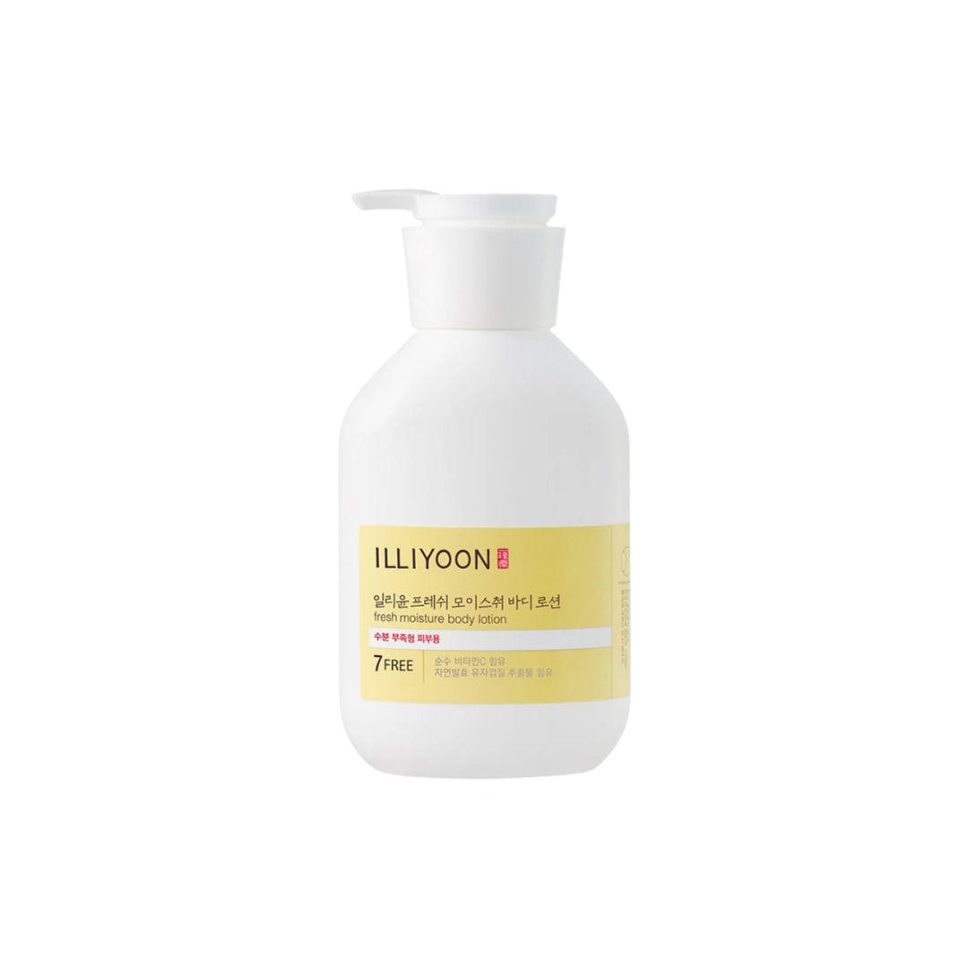 ILLIYOON Fresh Moisture Body Lotion 350ml - bottle on white background
