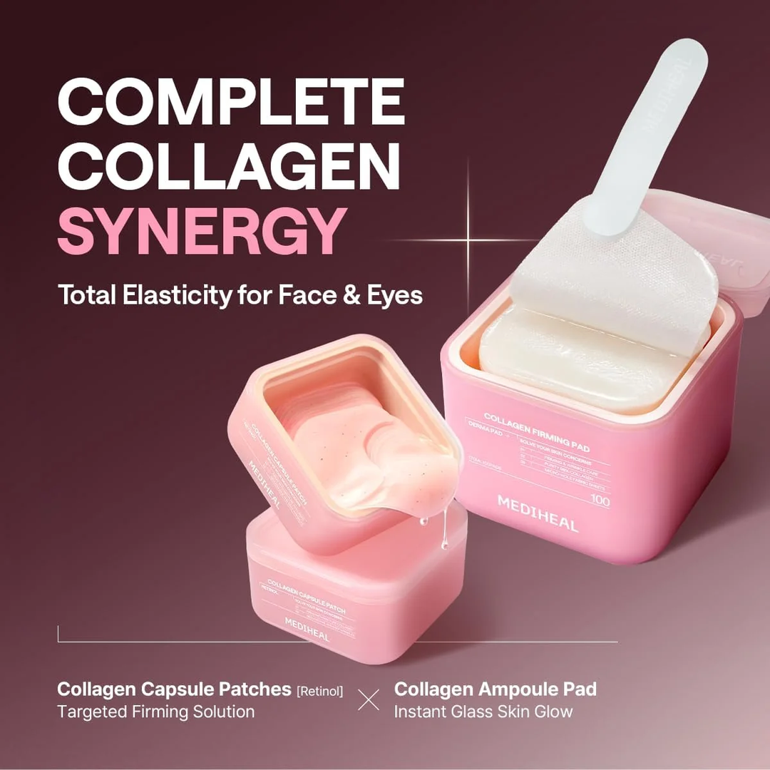 MEDIHEAL Collagen Capsule Patch Retinol Wrinkle Lifting - synergy set