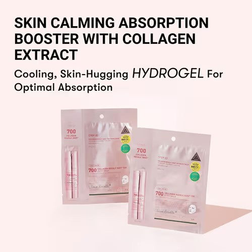 VT Collagen Reedle Shot 700 2Step Mask - hydrogel absorption booster